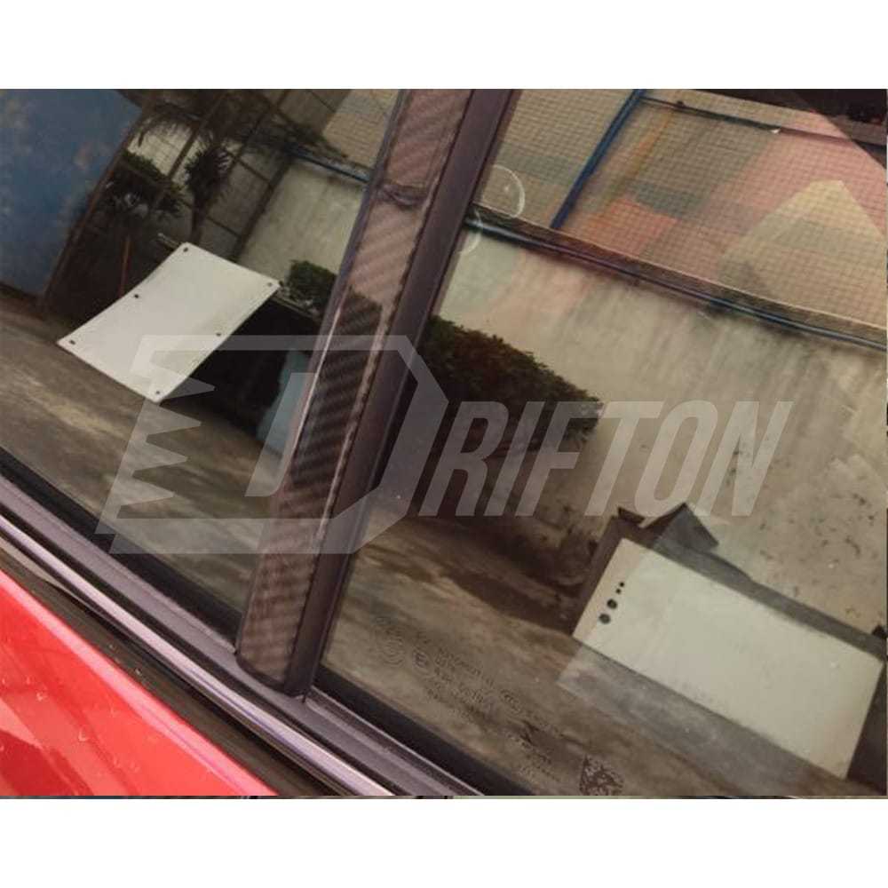 Dry Carbon Fiber B Pillar For Alfa Romeo Giulia Quadrifoglio 2016-2023