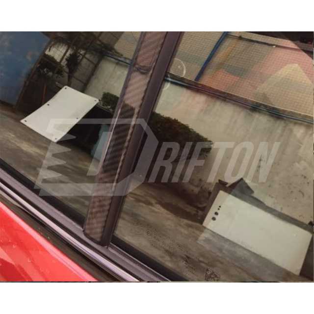 Dry Carbon Fiber B Pillar For Alfa Romeo Giulia Quadrifoglio 2016-2023