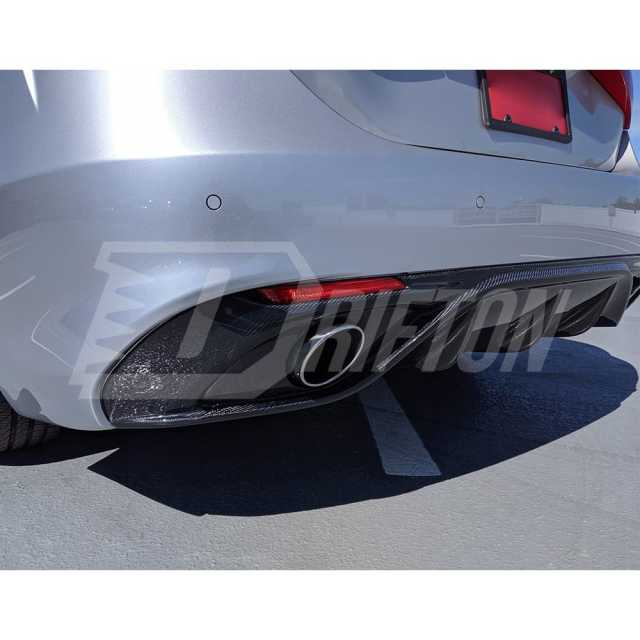 Plastic Rear Diffuser For Alfa Romeo Giulia Base Ti 2016-2023