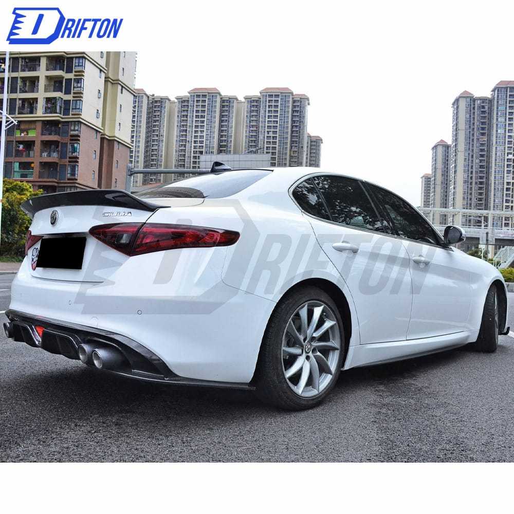 CMST Style Carbon Fiber Spoiler For Alfa Romeo Giulia Base Ti 2016-2023