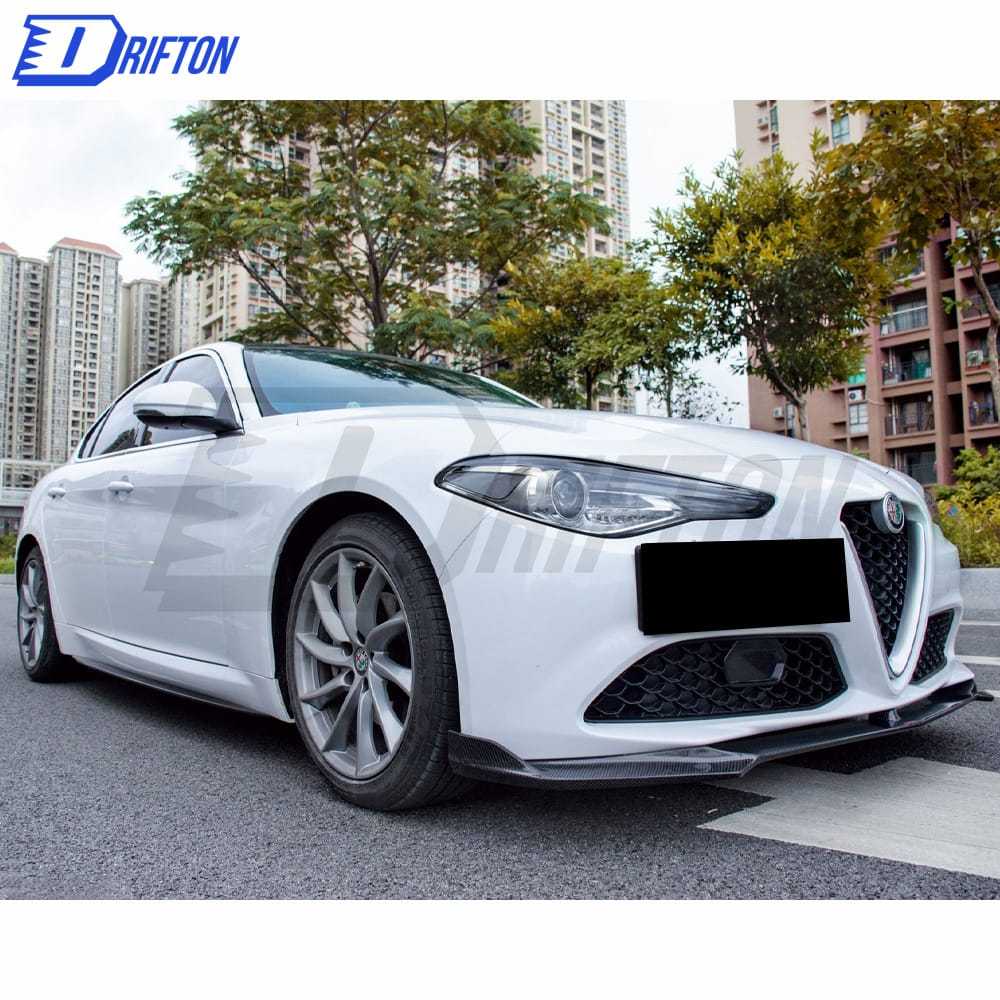 CMST Style Carbon Fiber Side Skirt For Alfa Romeo Giulia Base Ti 2016-2023
