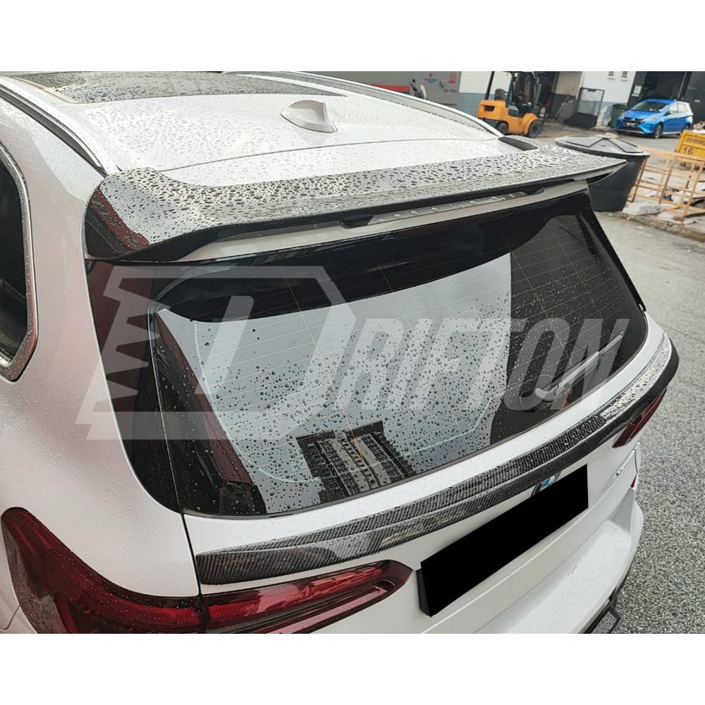 Black Knight Style Carbon Fiber Rear Spoiler For BMW X5 G05 2019-2023