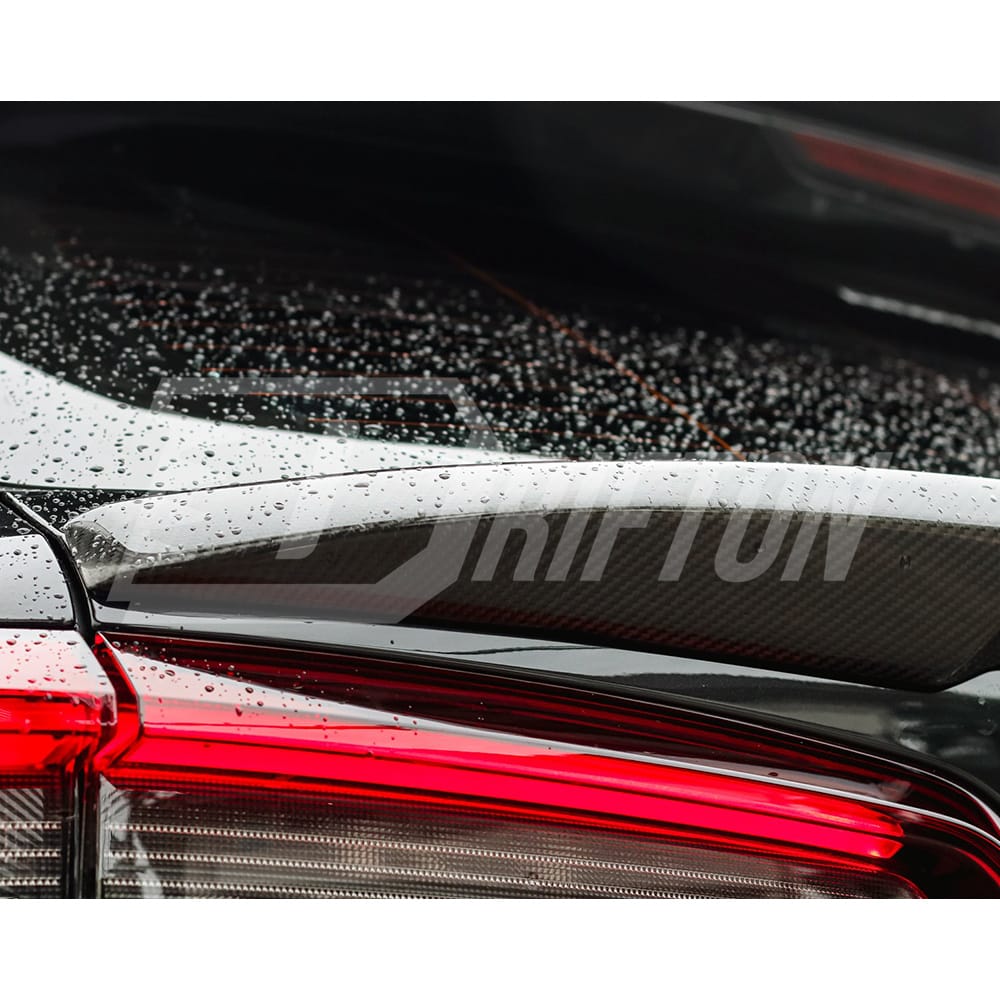 Black Knight Style Carbon Fiber Rear Spoiler For BMW X5 G05 2019-2023