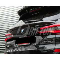 Black Knight Style Carbon Fiber Rear Spoiler For BMW X5 G05 2019-2023