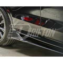 Black Knight Style Carbon Fiber Side Skirt For BMW X5 G05 2019-2023