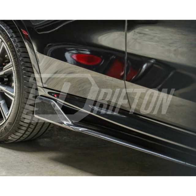 Black Knight Style Carbon Fiber Side Skirt For BMW X5 G05 2019-2023