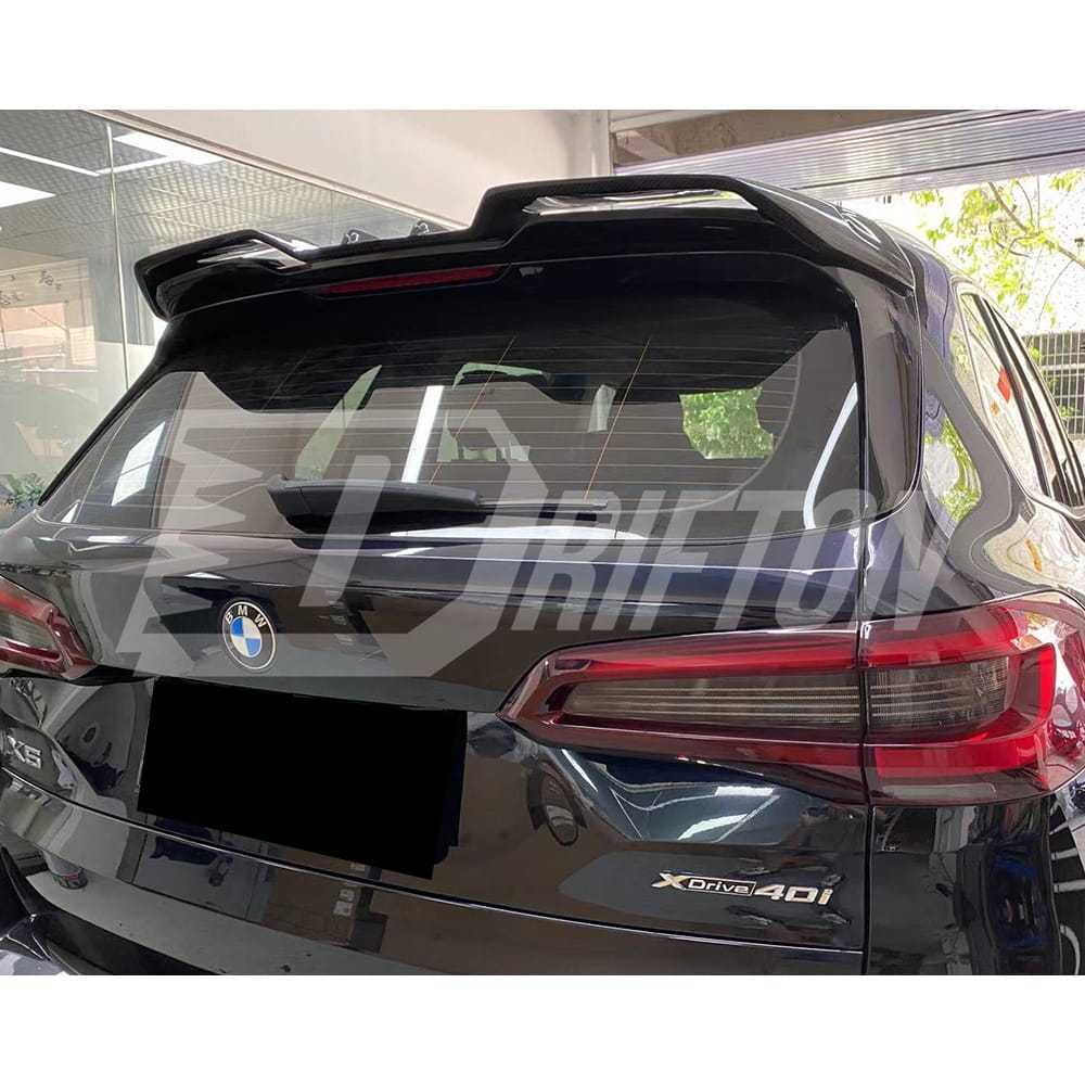LD Style Carbon Fiber Roof Spoiler For BMW X5 G05 2019-2023