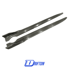 Black Knight Style Carbon Fiber Side Skirt For BMW X5 G05 2019-2023