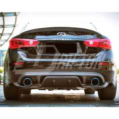 VE Style Carbon Fiber Rear Diffuser For Infiniti Q50 2013-2017