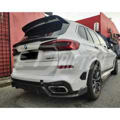 Black Knight Style Carbon Fiber Rear Spoiler For BMW X5 G05 2019-2023