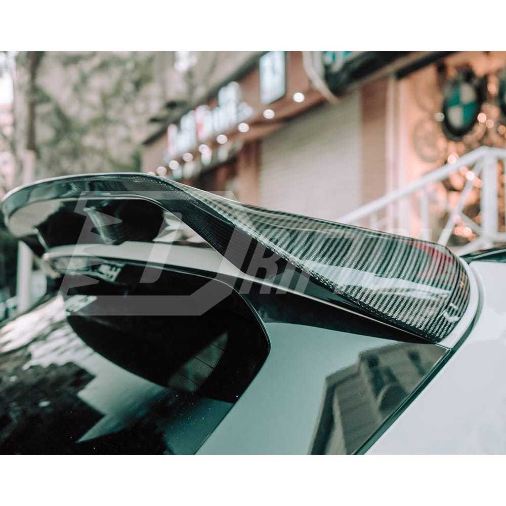 Black Knight Style Carbon Fiber Roof Spoiler For BMW X5 G05 2019-2023