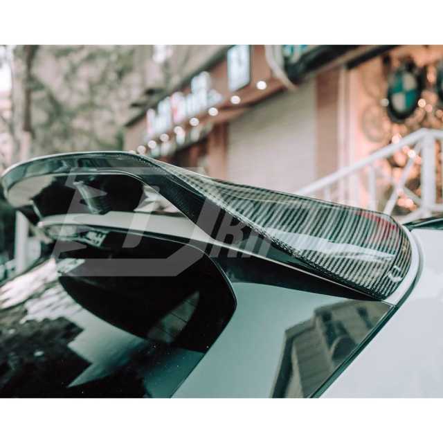 Black Knight Style Carbon Fiber Roof Spoiler For BMW X5 G05 2019-2023