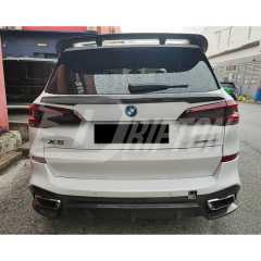 Black Knight Style Carbon Fiber Rear Spoiler For BMW X5 G05 2019-2023