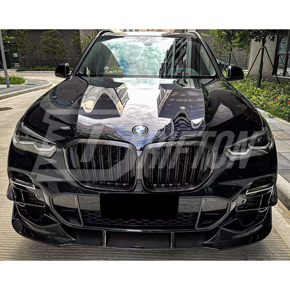 Dry Carbon Fiber Front Grille Frame For BMW X5 G05 2019-2023