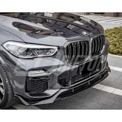 Double Slat Style Dry Carbon Fiber Front Grille For BMW X5 G05 2019-2023