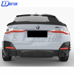 M Style Dry Carbon Fiber Trunk Spoiler For BMW i4 2021-2024