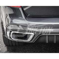 MP Style Dry Carbon Fiber Rear Diffuser For BMW X5 G05 LCI 2019-2023