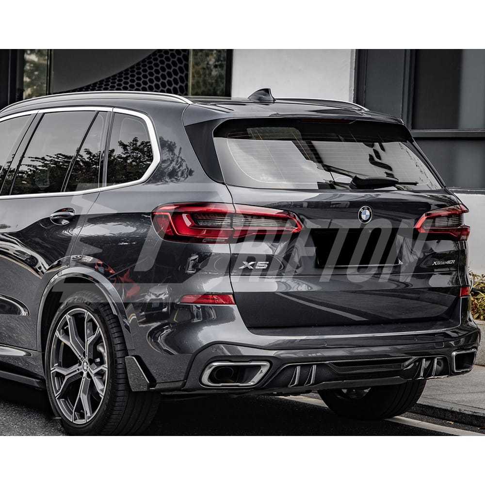 MP Style Dry Carbon Fiber Rear Diffuser For BMW X5 G05 LCI 2019-2023