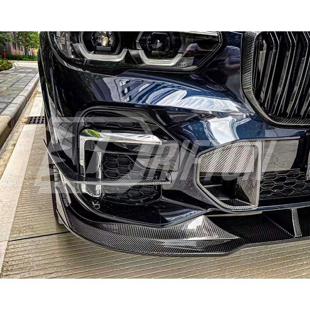 TAKD Style Dry Carbon Fiber Front Lip For BMW X5 G05 2019-2023