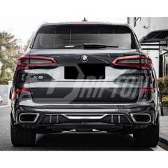 MP Style Dry Carbon Fiber Rear Diffuser For BMW X5 G05 LCI 2019-2023