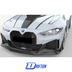 M Style Dry Carbon Fiber Front Lip For BMW i4 2021-2024