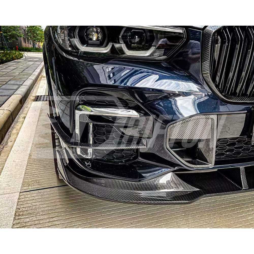 Dry Carbon Fiber Front Grille Frame For BMW X5 G05 2019-2023