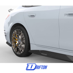 M Style Dry Carbon Fiber Side Canards For BMW i4 2021-2024