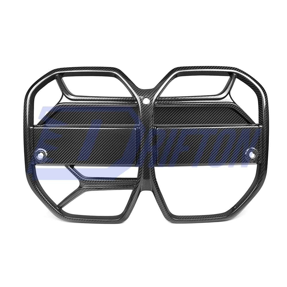 CSL ACC Style Dry Carbon Fiber Front Bumper Grille For BMW i4 2021-2024