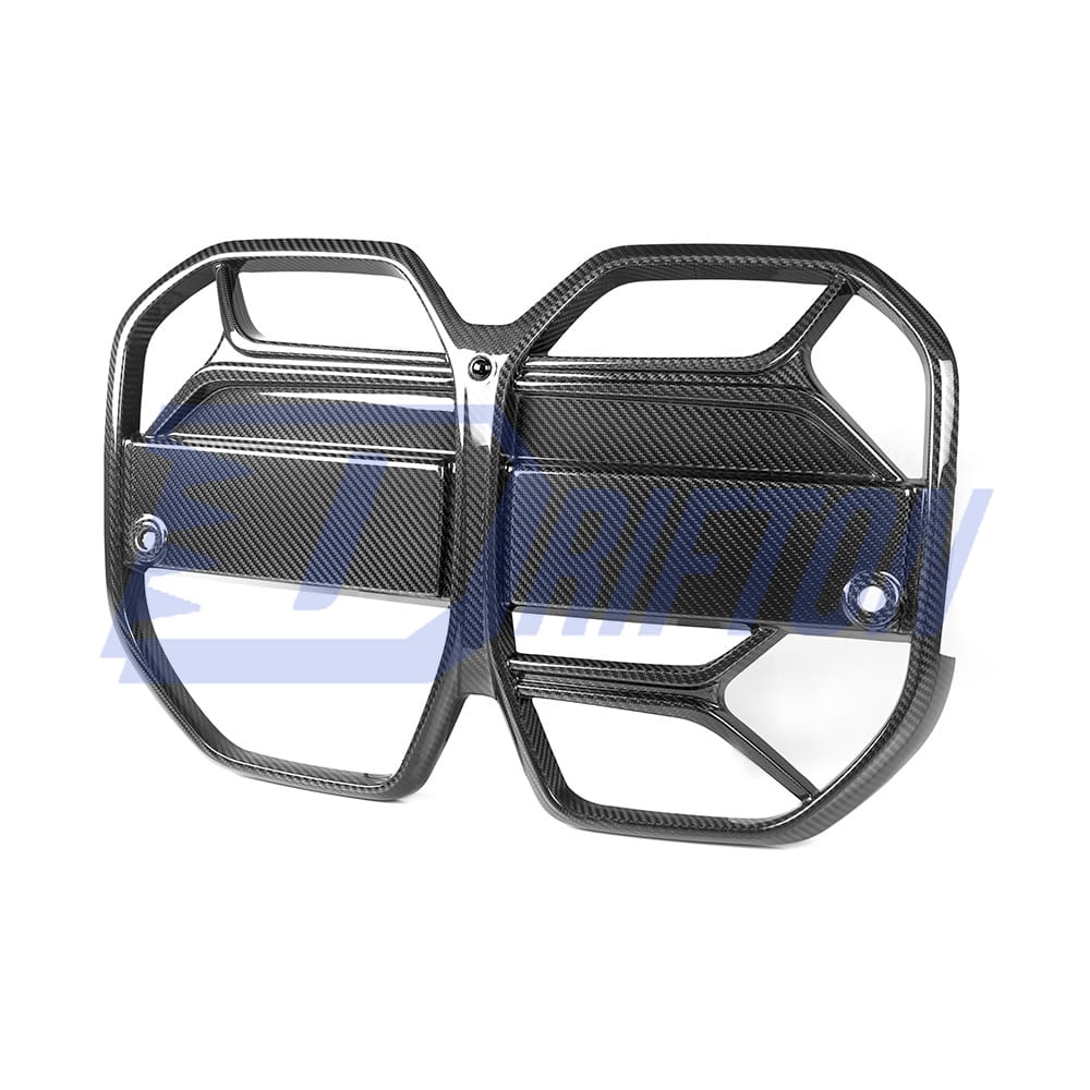 CSL ACC Style Dry Carbon Fiber Front Bumper Grille For BMW i4 2021-2024