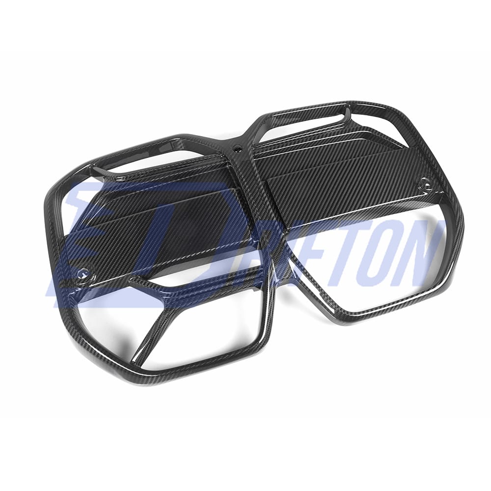 CSL ACC Style Dry Carbon Fiber Front Bumper Grille For BMW i4 2021-2024