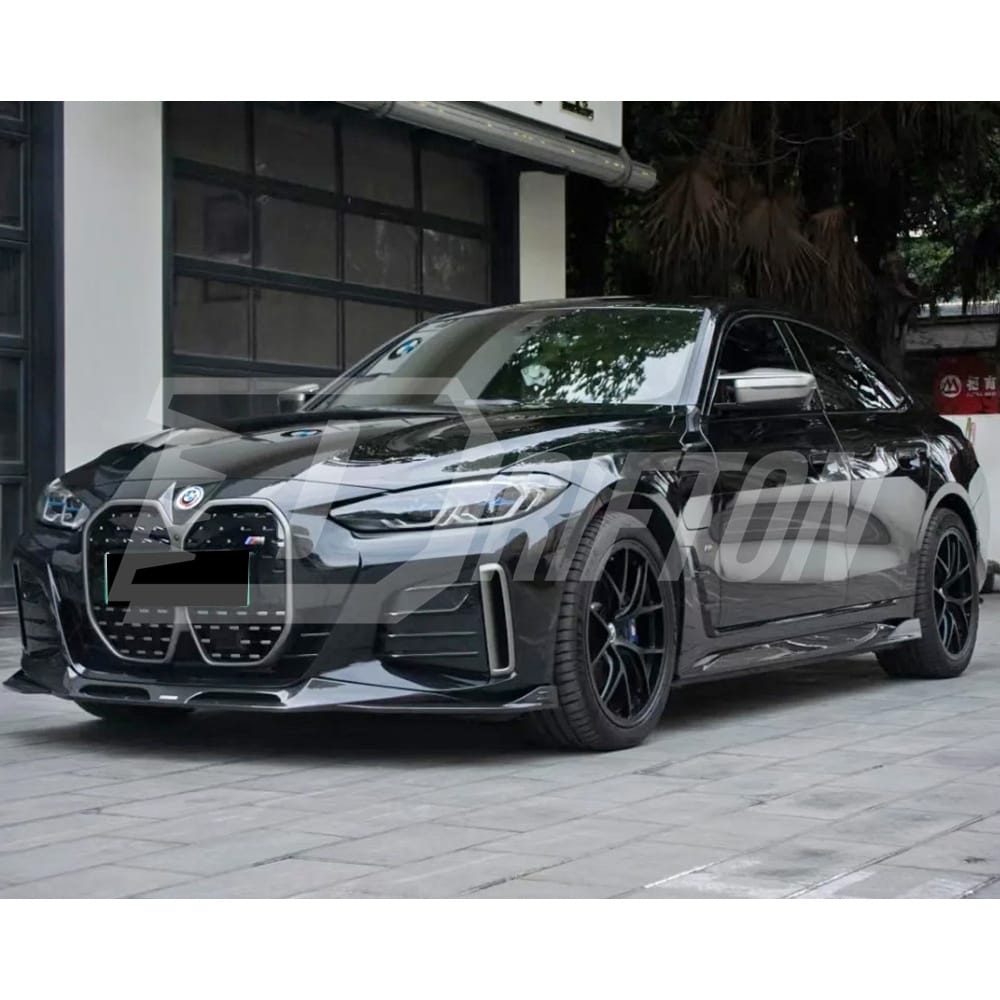 SQ Style Dry Carbon Fiber Side Skirt For BMW i4 2021-2024