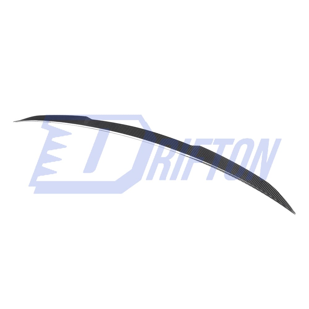 VS Style Dry Carbon Fiber Rear Trunk Spoiler Wing For BMW i4 2021-2024