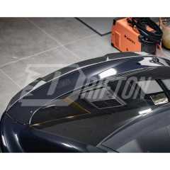 VS Style Dry Carbon Fiber Rear Trunk Spoiler Wing For BMW i4 2021-2024