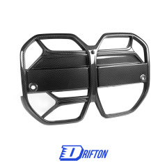 CSL ACC Style Dry Carbon Fiber Front Bumper Grille For BMW i4 2021-2024