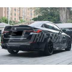 SQ Style Dry Carbon Fiber Rear Diffuser For BMW i4 2021-2024