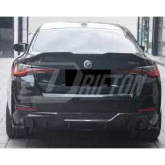SQ Style Dry Carbon Fiber Rear Diffuser For BMW i4 2021-2024