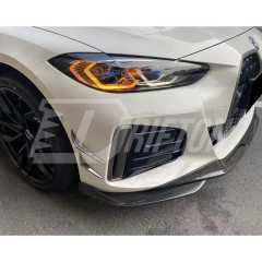 SQ Style Dry Carbon Fiber Front Lip For BMW i4 2021-2024