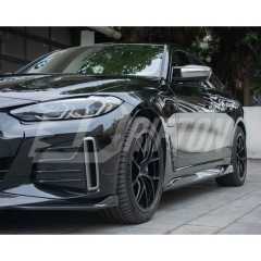 SQ Style Dry Carbon Fiber Side Skirt For BMW i4 2021-2024
