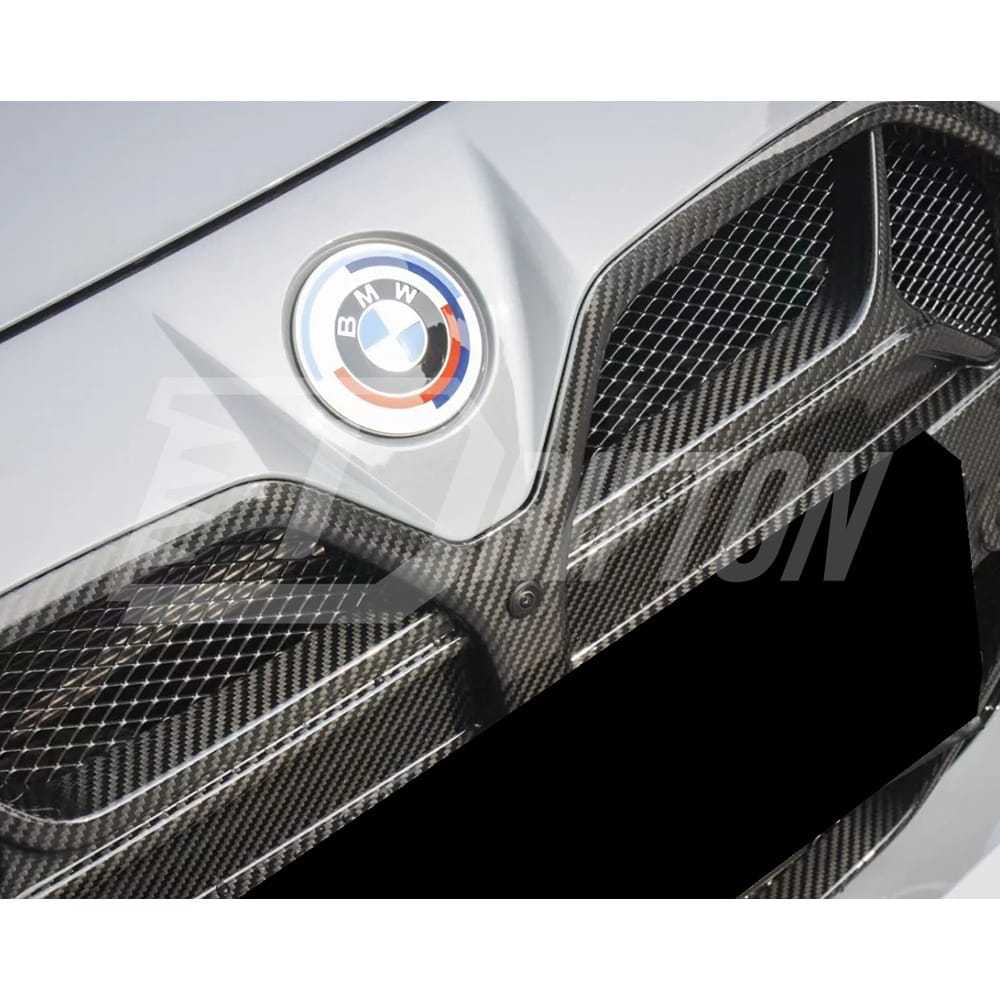 CSL ACC Style Dry Carbon Fiber Front Bumper Grille For BMW i4 2021-2024