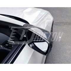 M4 Style Dry Carbon Fiber Replacement Mirror Cover For BMW i4 2021-2024