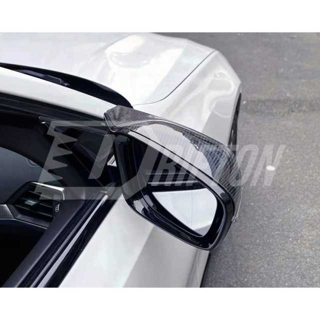 M4 Style Dry Carbon Fiber Replacement Mirror Cover For BMW i4 2021-2024