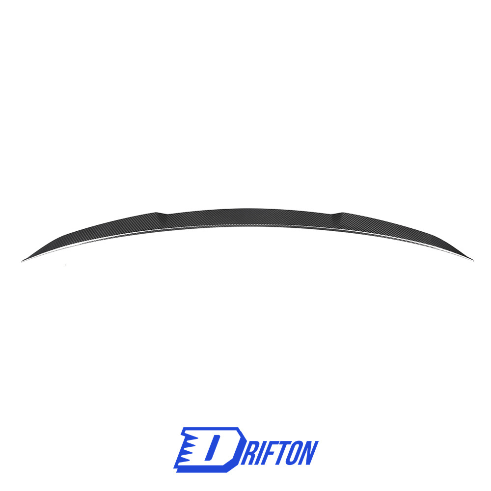 VS Style Dry Carbon Fiber Rear Trunk Spoiler Wing For BMW i4 2021-2024