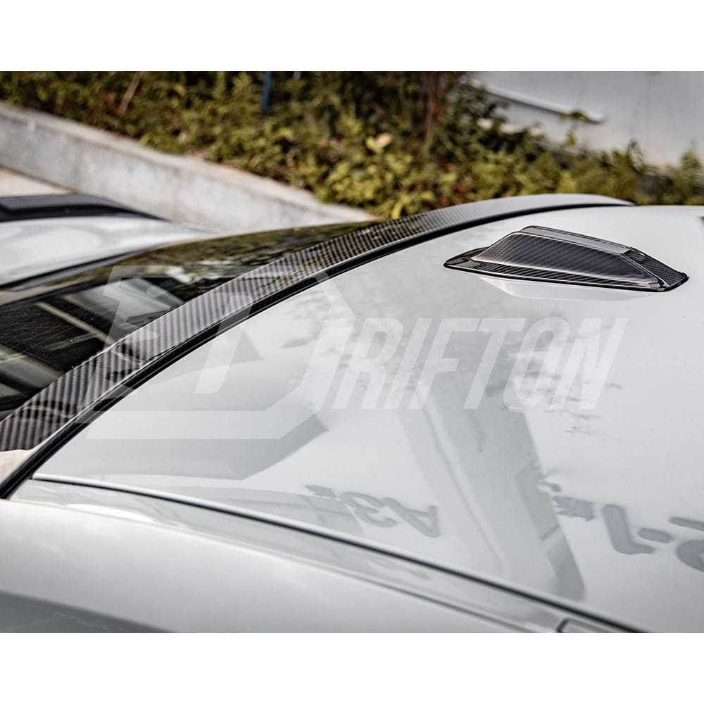 AC Style Dry Carbon Fiber Trunk Spoiler For BMW i4 2021-2024