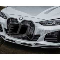 CSL Style Dry Carbon Fiber Front Bumper Grille For BMW i4 2021-2024