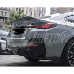 SQ Style Dry Carbon Fiber Rear Diffuser For BMW i4 2021-2024
