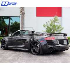Carbon Fiber Rear Spoiler Trunk Wing For Audi R8 Spyder V10 2010-2015