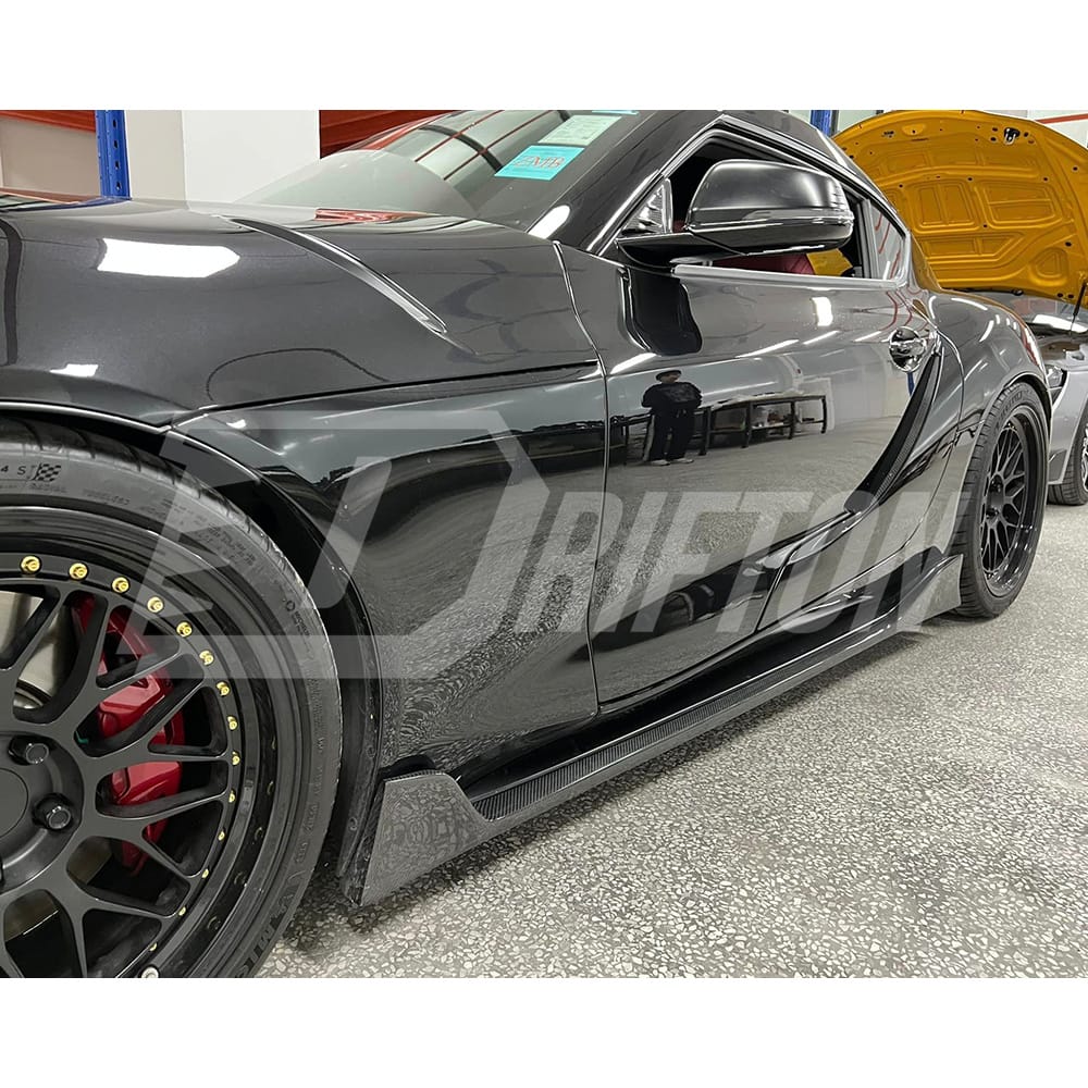 Aimgain Style Carbon Fiber Side Skirt For Toyota Supra MK5 A90 A91 GR 2019-2024