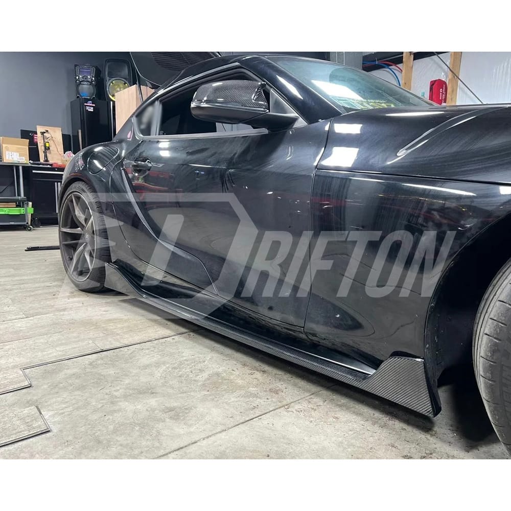 Aimgain Style Carbon Fiber Side Skirt For Toyota Supra MK5 A90 A91 GR 2019-2024