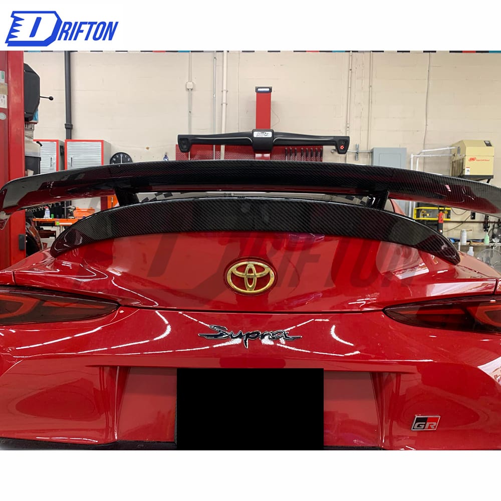 Aimgain Style Carbon Fiber Trunk Wing Rear Spoiler For Toyota Supra MK5 A90 A91 GR 2019-2024