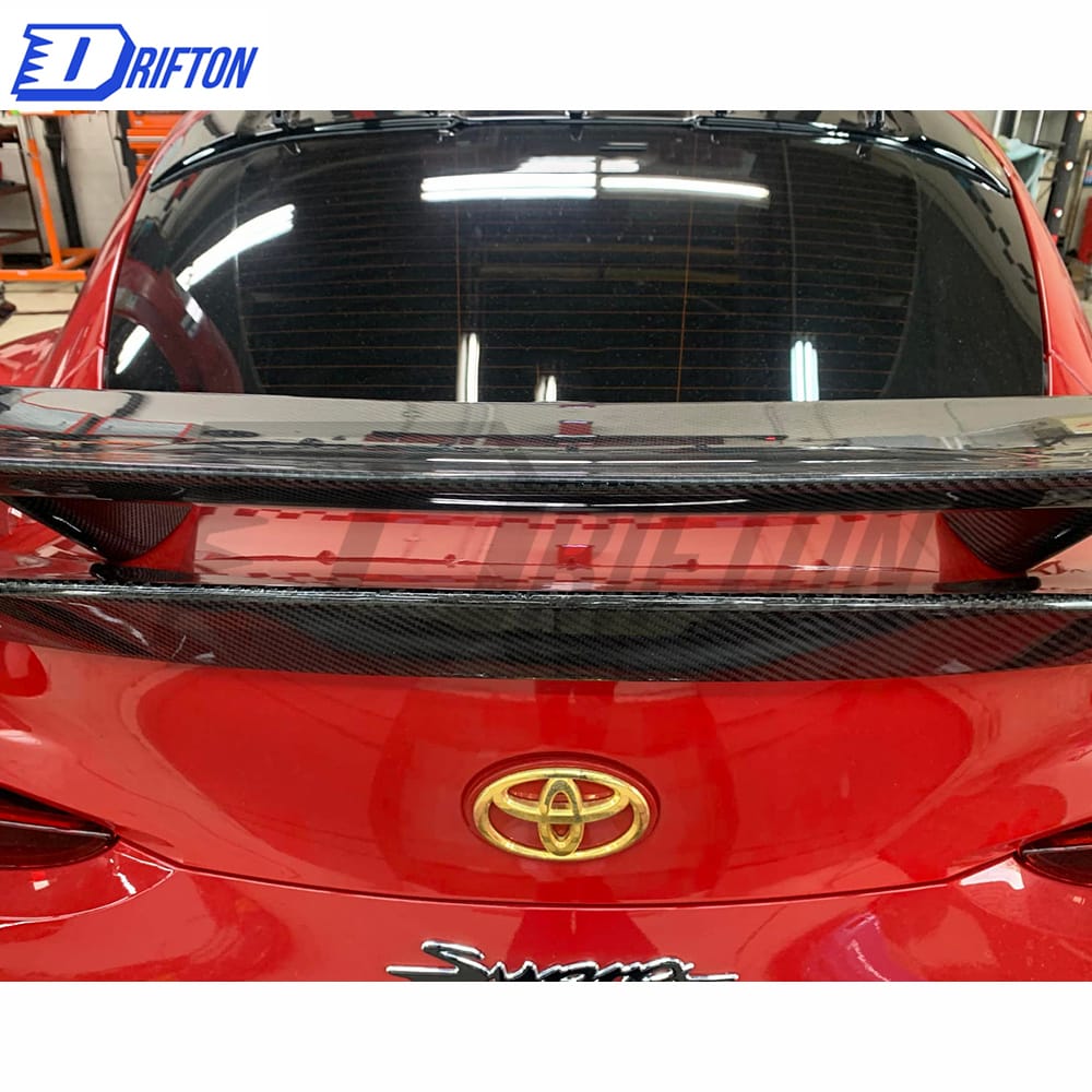 Aimgain Style Carbon Fiber Trunk Wing Rear Spoiler For Toyota Supra MK5 A90 A91 GR 2019-2024